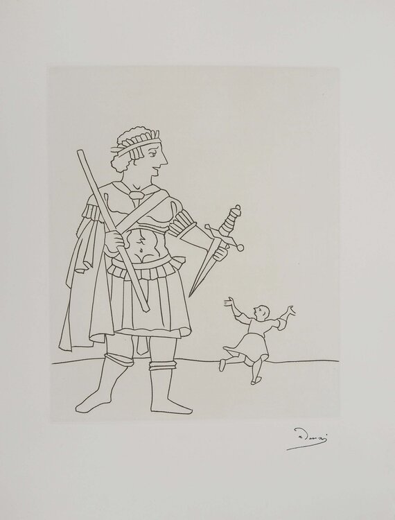 Guerrier avec un poignard André Derain