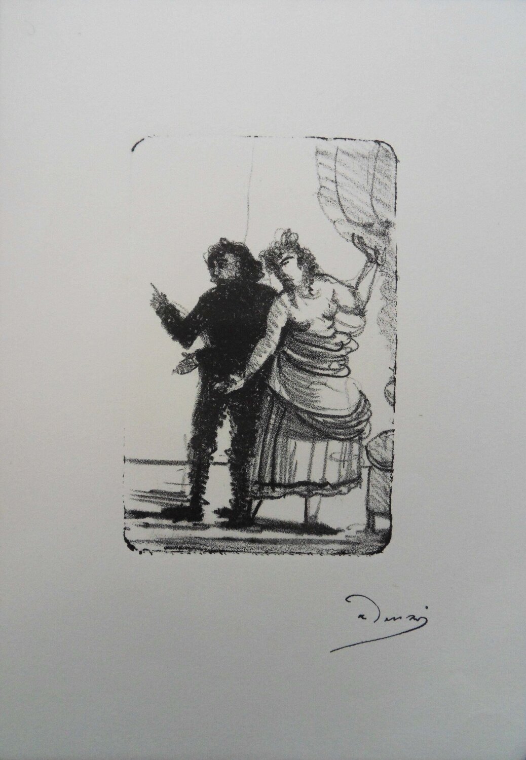 Les amoureux sur scène André Derain Impresión en venta