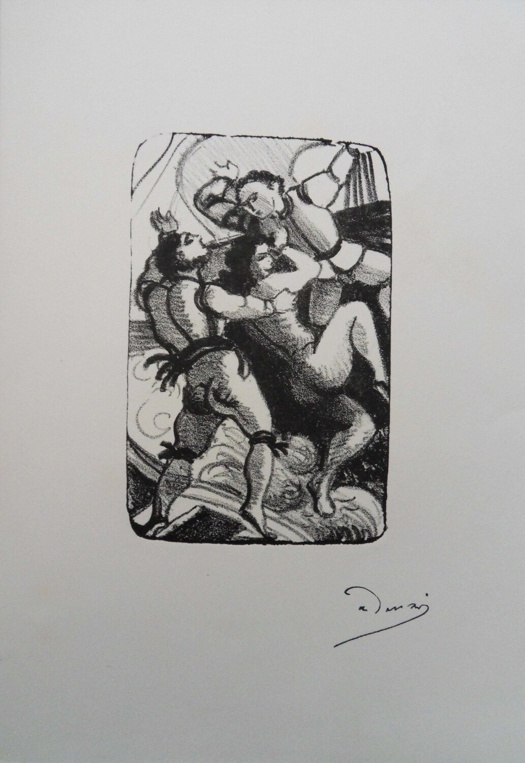 Les amants contrariés dans leur fuite André Derain Afdruk te koop