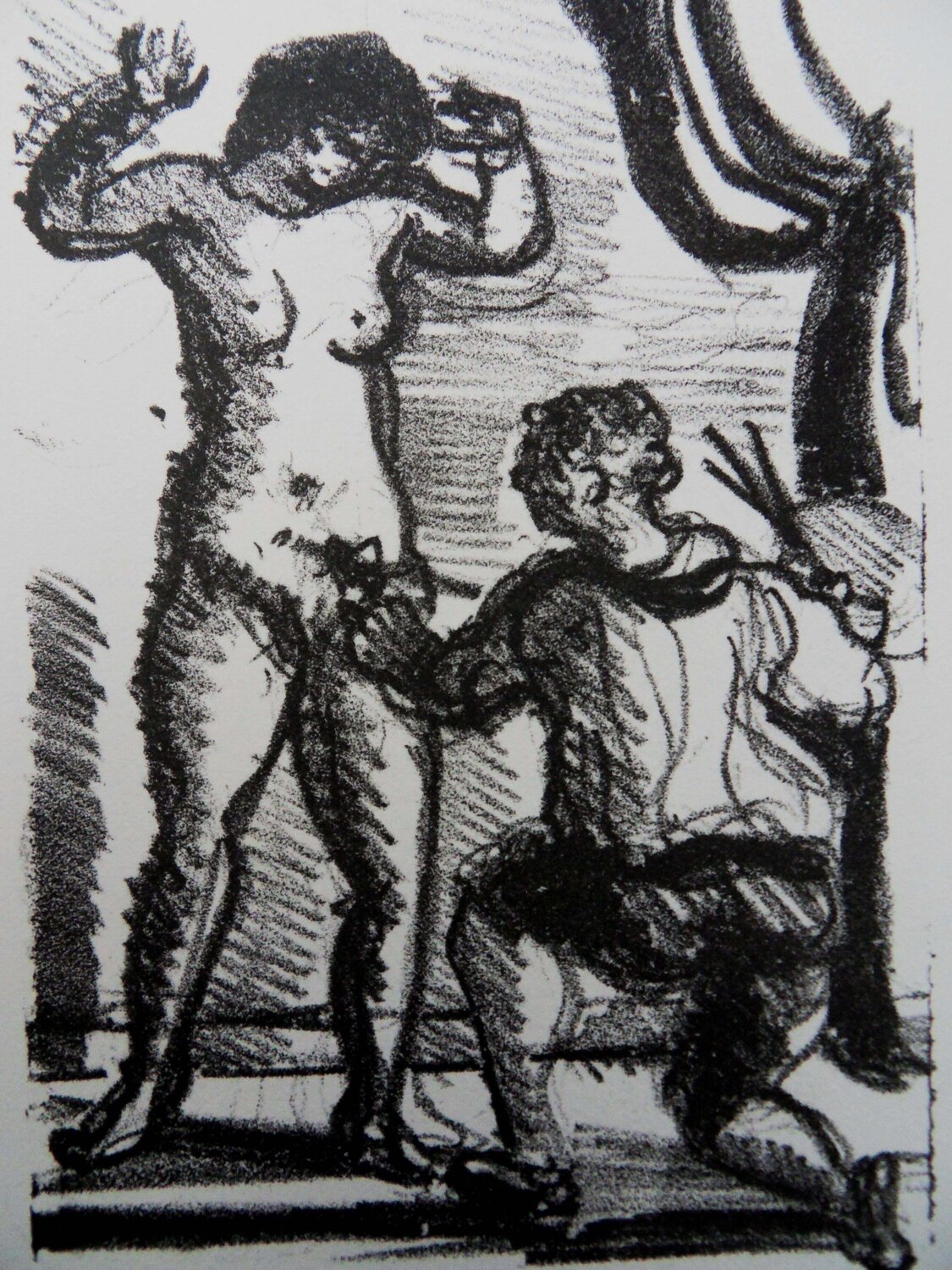 Artiste peignant sur son modèle André Derain