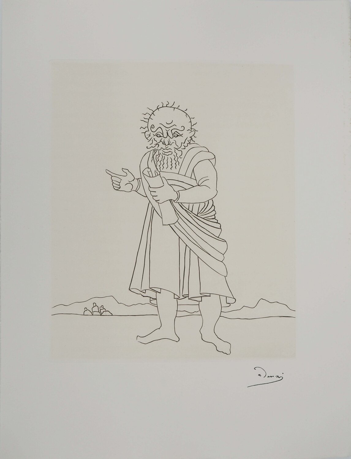 Le vieux philosophe André Derain Print for sale