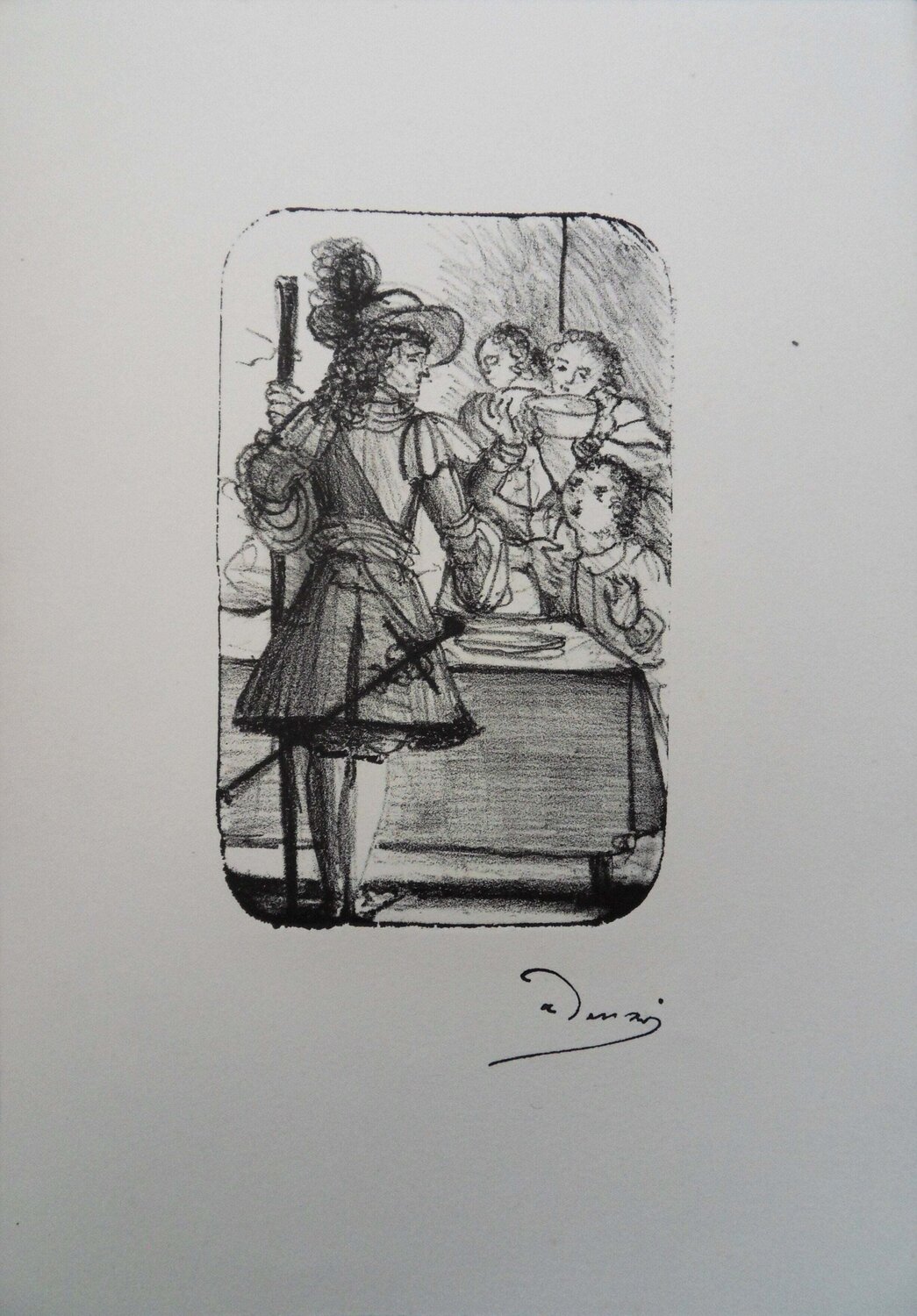 Les enfants et le mousquetaire André Derain Print for sale