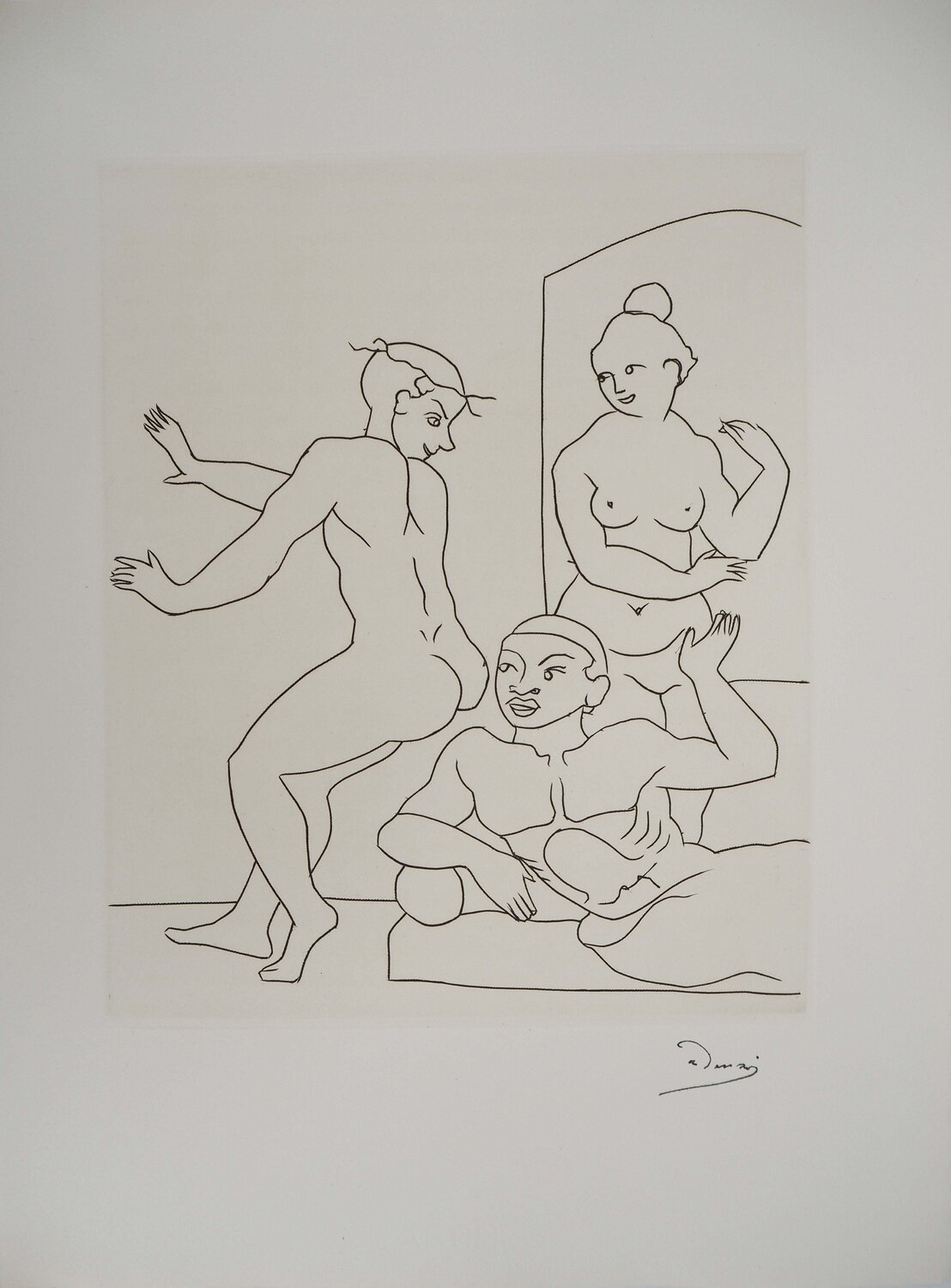 Le trio amoureux André Derain Afdruk te koop