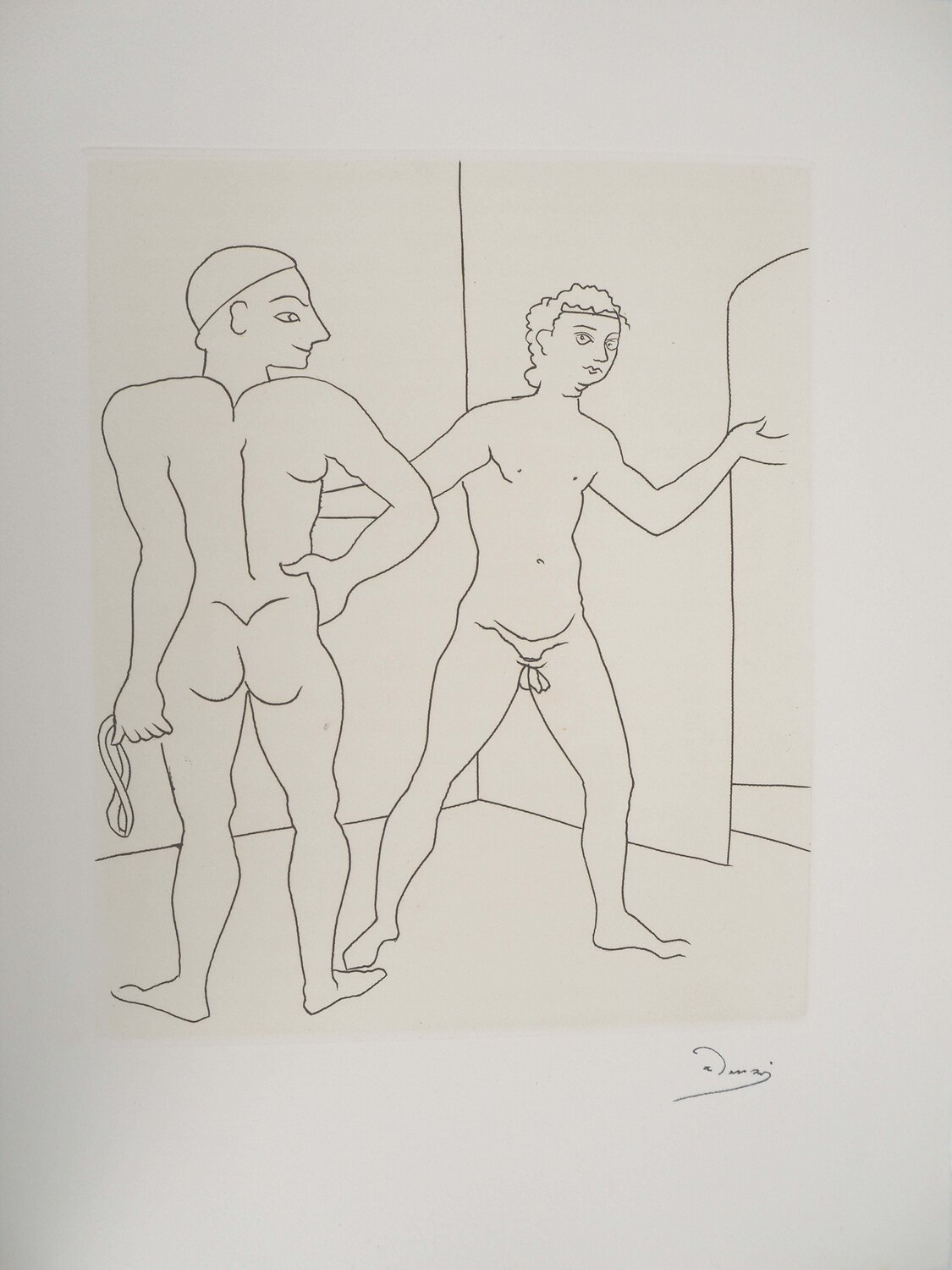 Les deux gymnastes André Derain Afdruk te koop