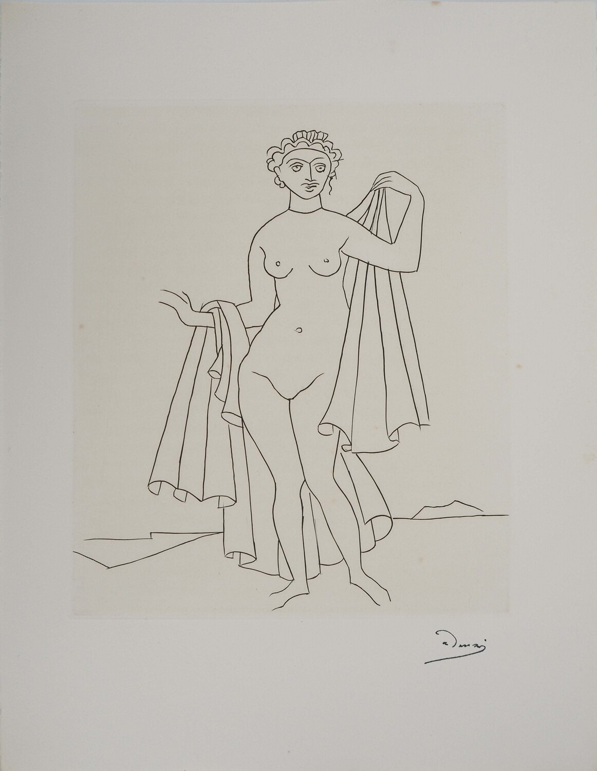 Jeune femme dévêtue André Derain Druck zu verkaufen