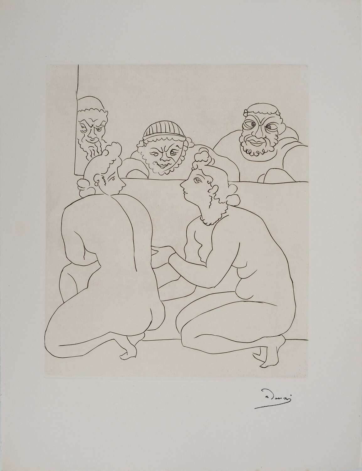 Réunion secrète André Derain Print for sale