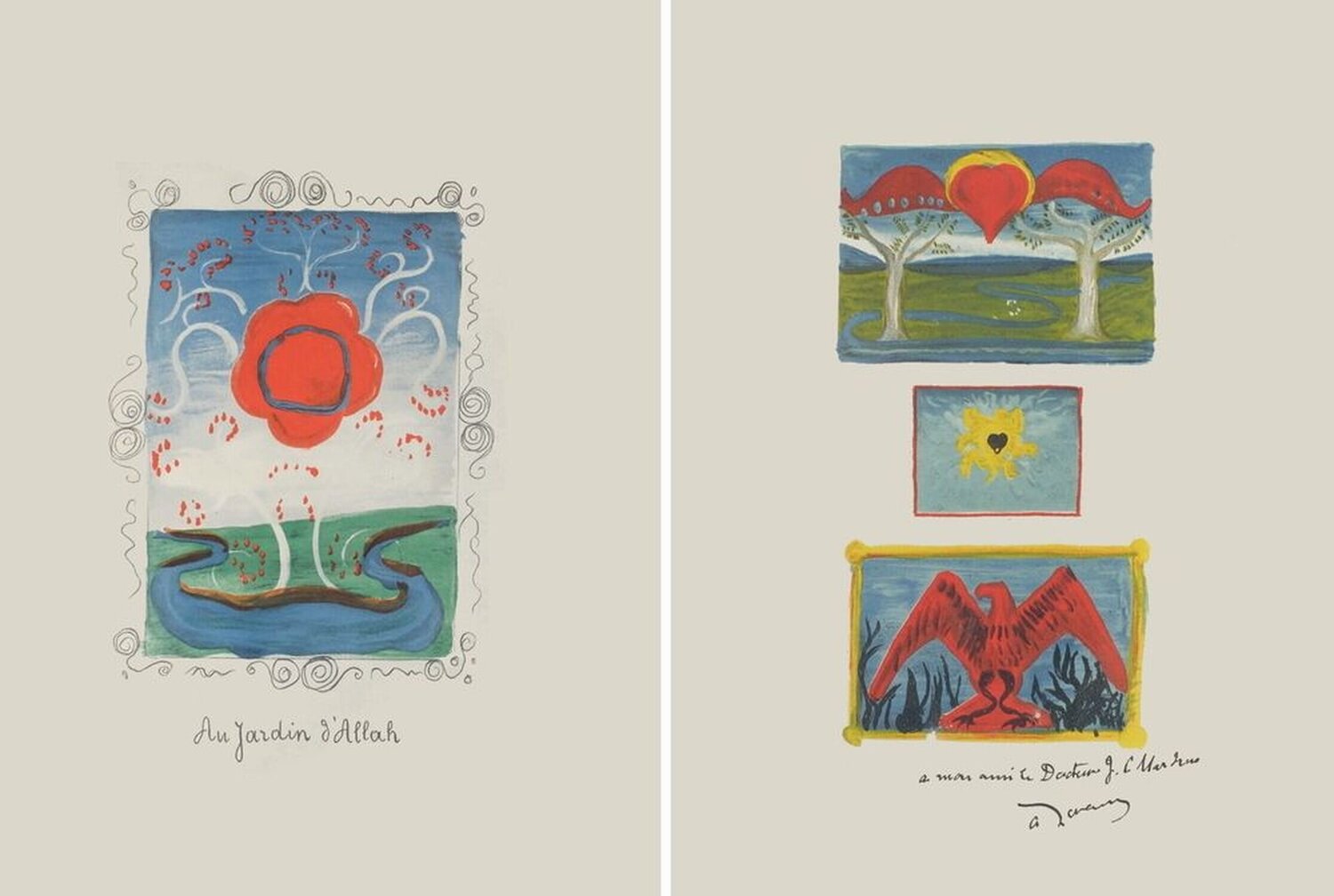 Au jardin d'Allah 1 + 2 André Derain