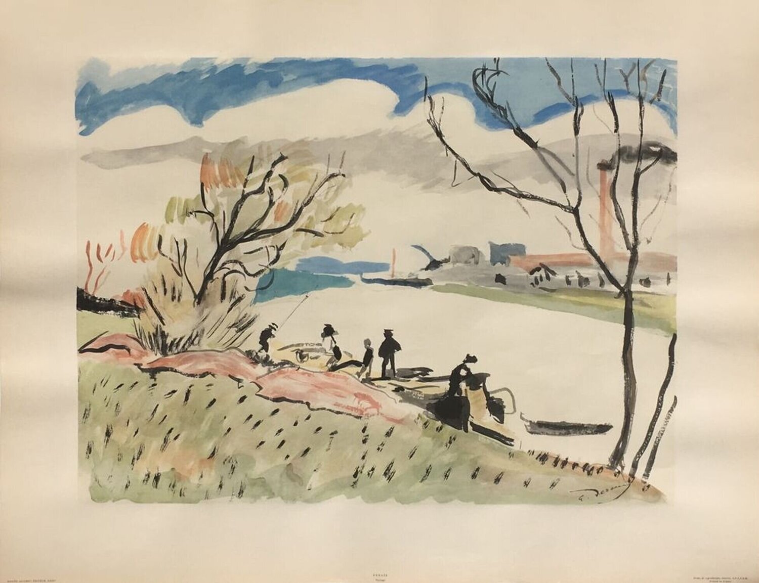 Pêcheurs en bord de Seine André Derain