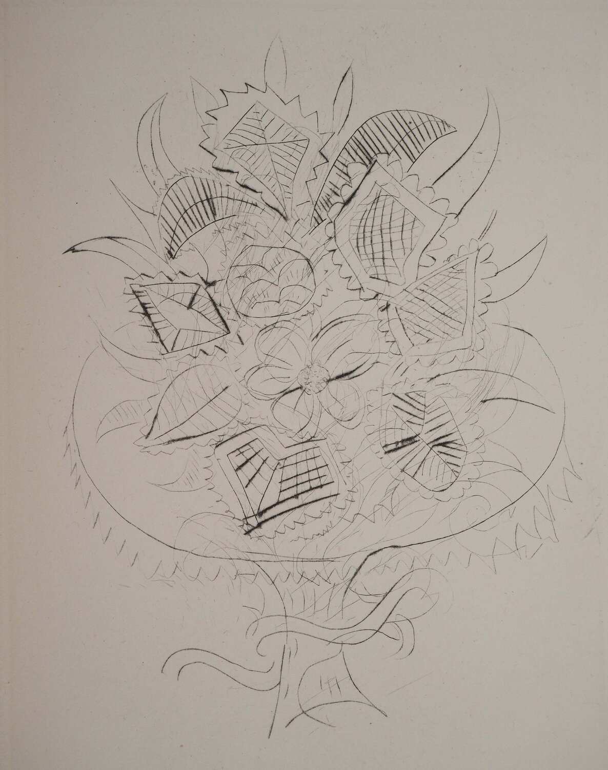 Bouquet cubiste André Derain Print for sale