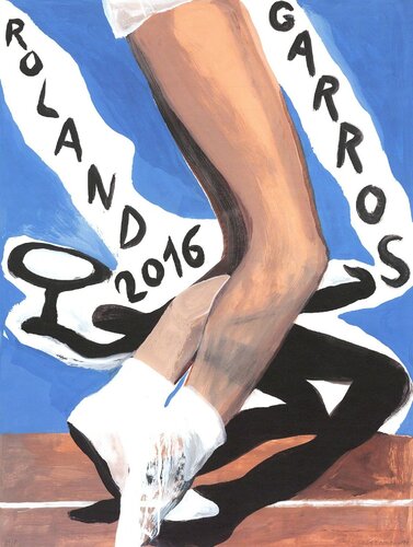 Roland Garros French Open von Marc Desgrandchamps, Druck kaufen auf Singulart