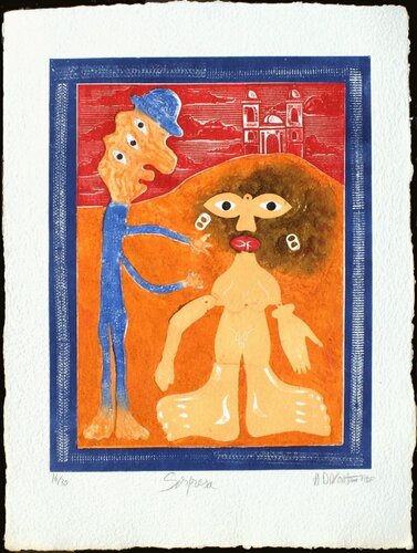 Sorpresa (suite Mexico) by Hervé Di Rosa, Print for Sale on Singulart