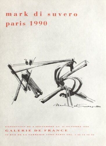 Expo 90 - Galerie de France - Paris by Mark di Suvero, 인쇄 for Sale on Singulart