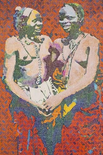 Jeunes Peulhes sénégalaises by Alioune Diagne, Print for Sale on Singulart