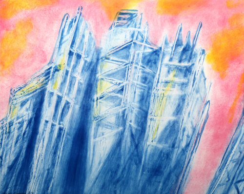 Skyscrapers by Martha Diamond, Print for Sale on Singulart