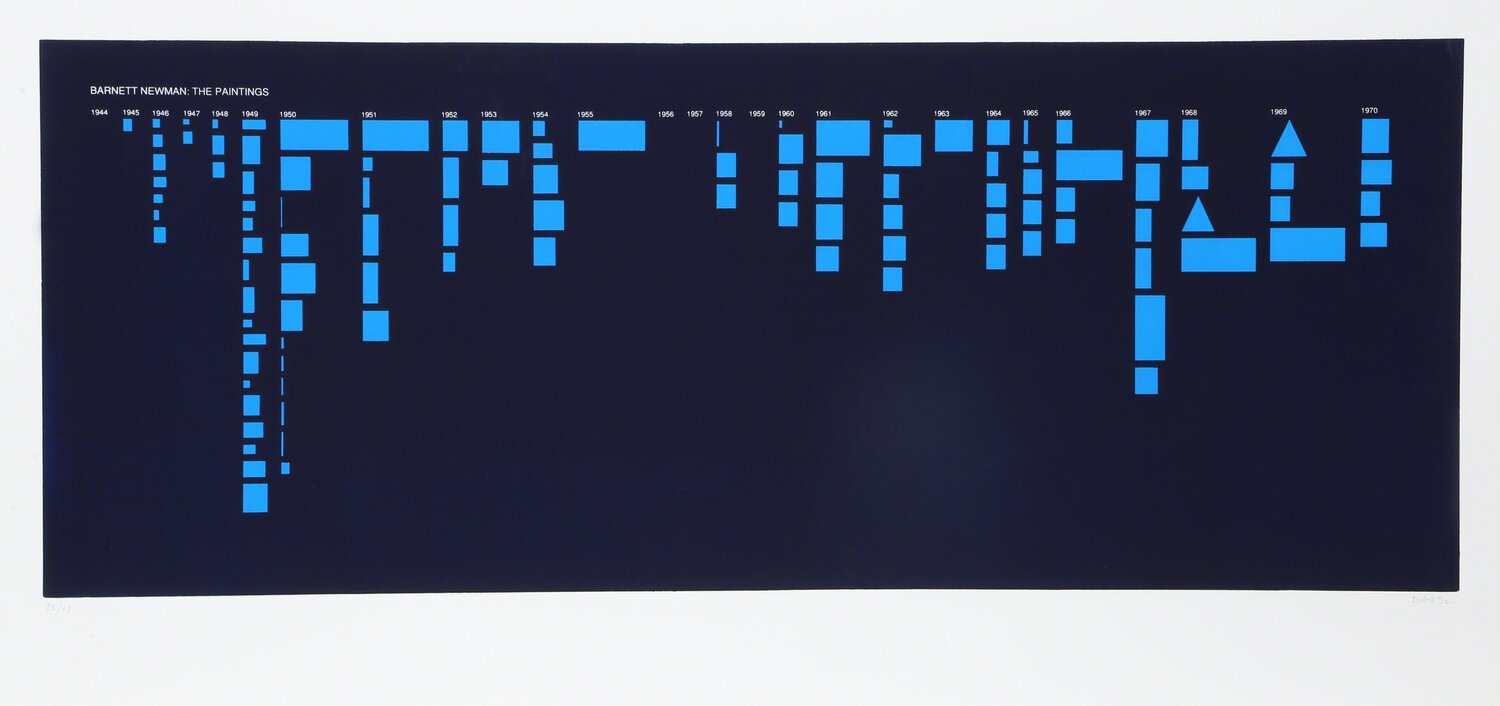 Barnett Newman: The Paintings (Blue) David Diao