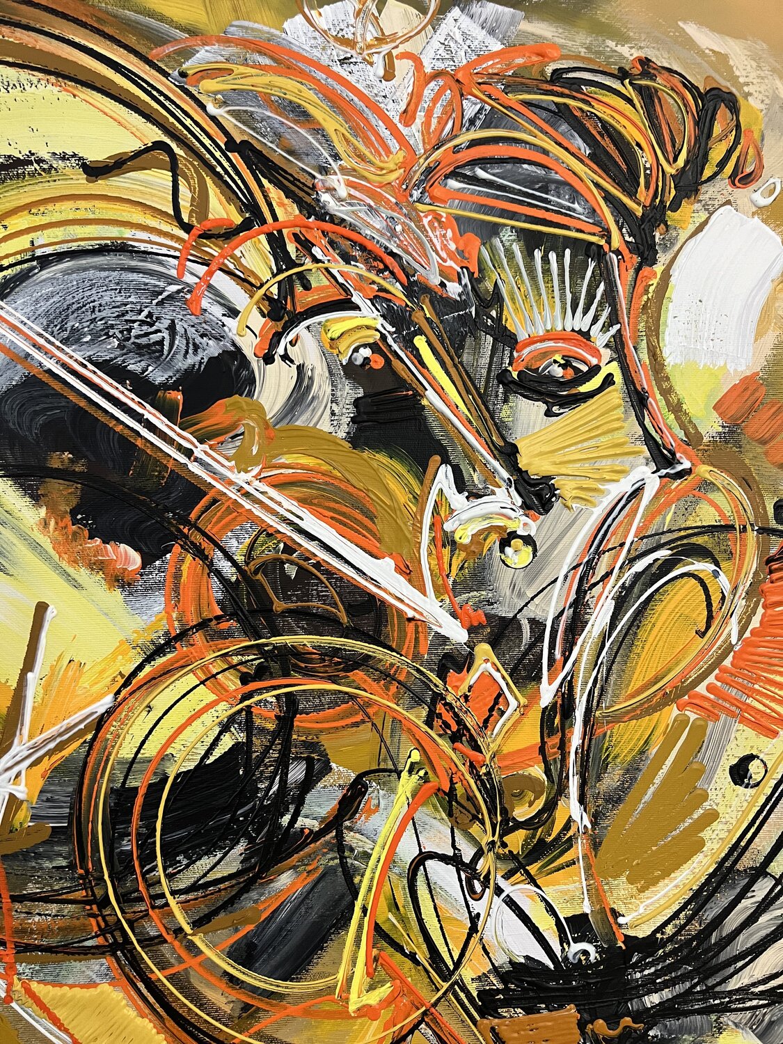 underdog von Jonas Deubelbeiss (2023) Malerei Acryl auf Leinwand