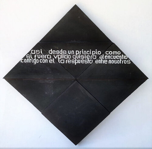 Antipoema van Pedro Diego Alvarado-Rivera, Schilderij te koop op Singulart