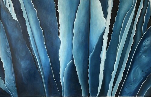 Maguey Azul van Pedro Diego Alvarado-Rivera, Schilderij te koop op Singulart