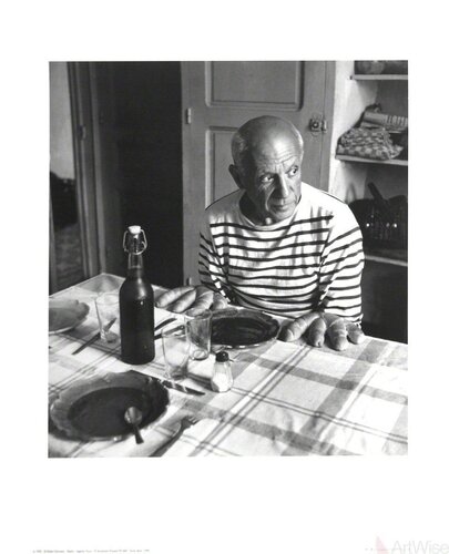 Les Pains de Picasso, Vallauris (1952) by Robert Doisneau, Print for Sale on Singulart