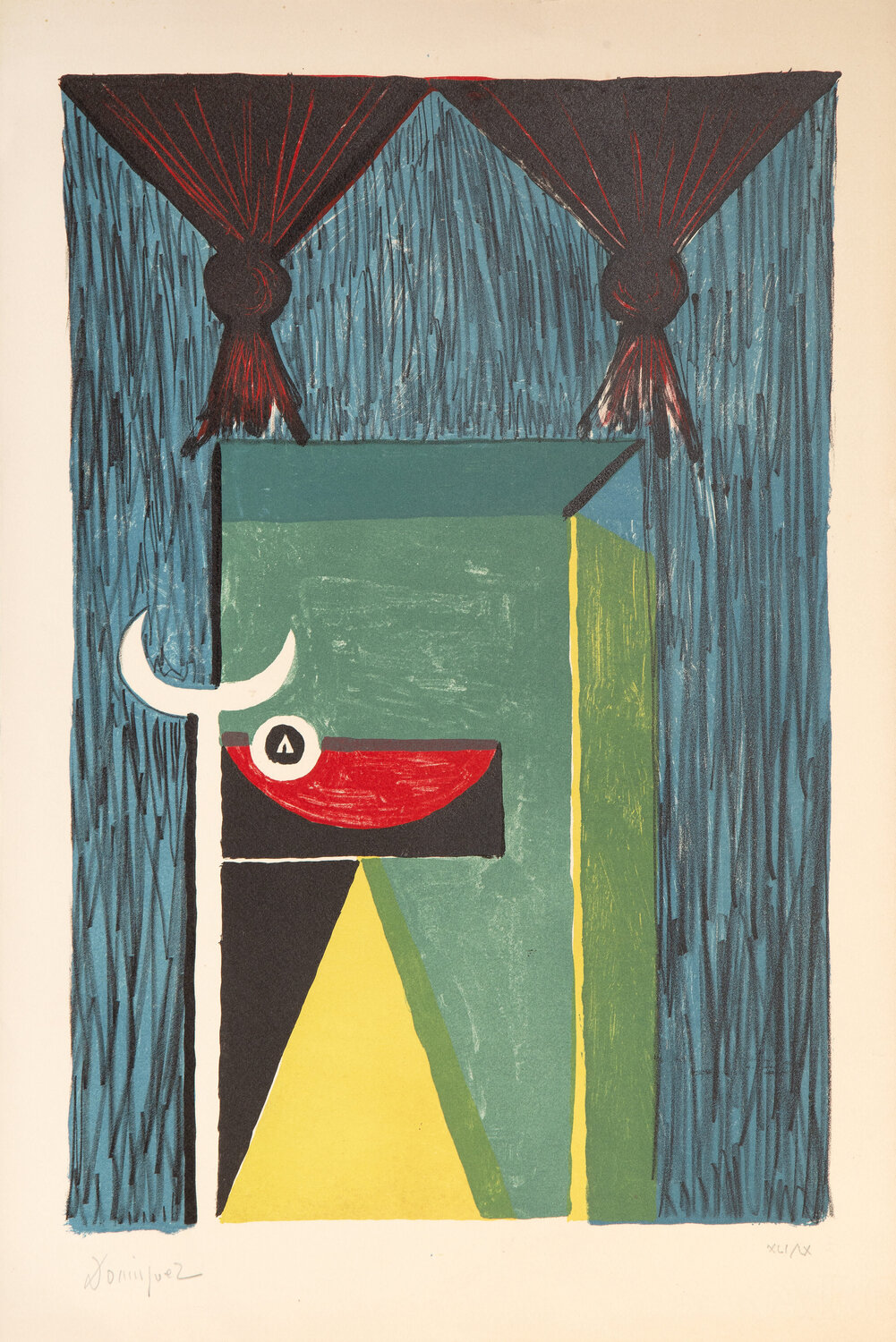 Tauromachie II Óscar Domínguez