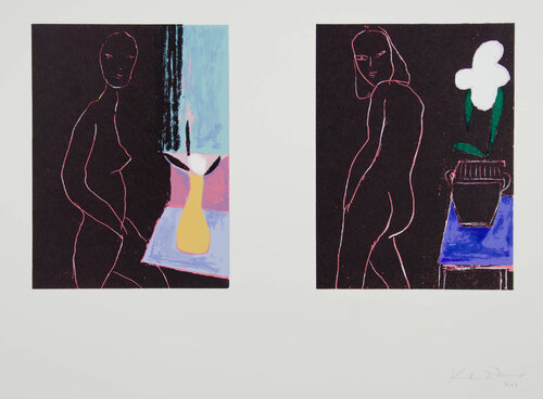 Figure Noir #1 & #2 di Ken Done, Stampa in vendita su Singulart