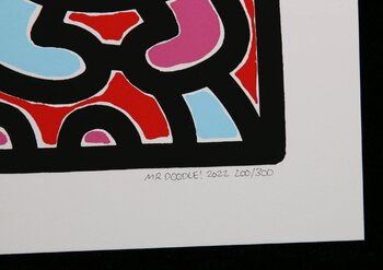 Mr Doodle　版画　Doodle Hug DOODLE HUG ! by Mr Doodle (2023) : Print Screen Printing