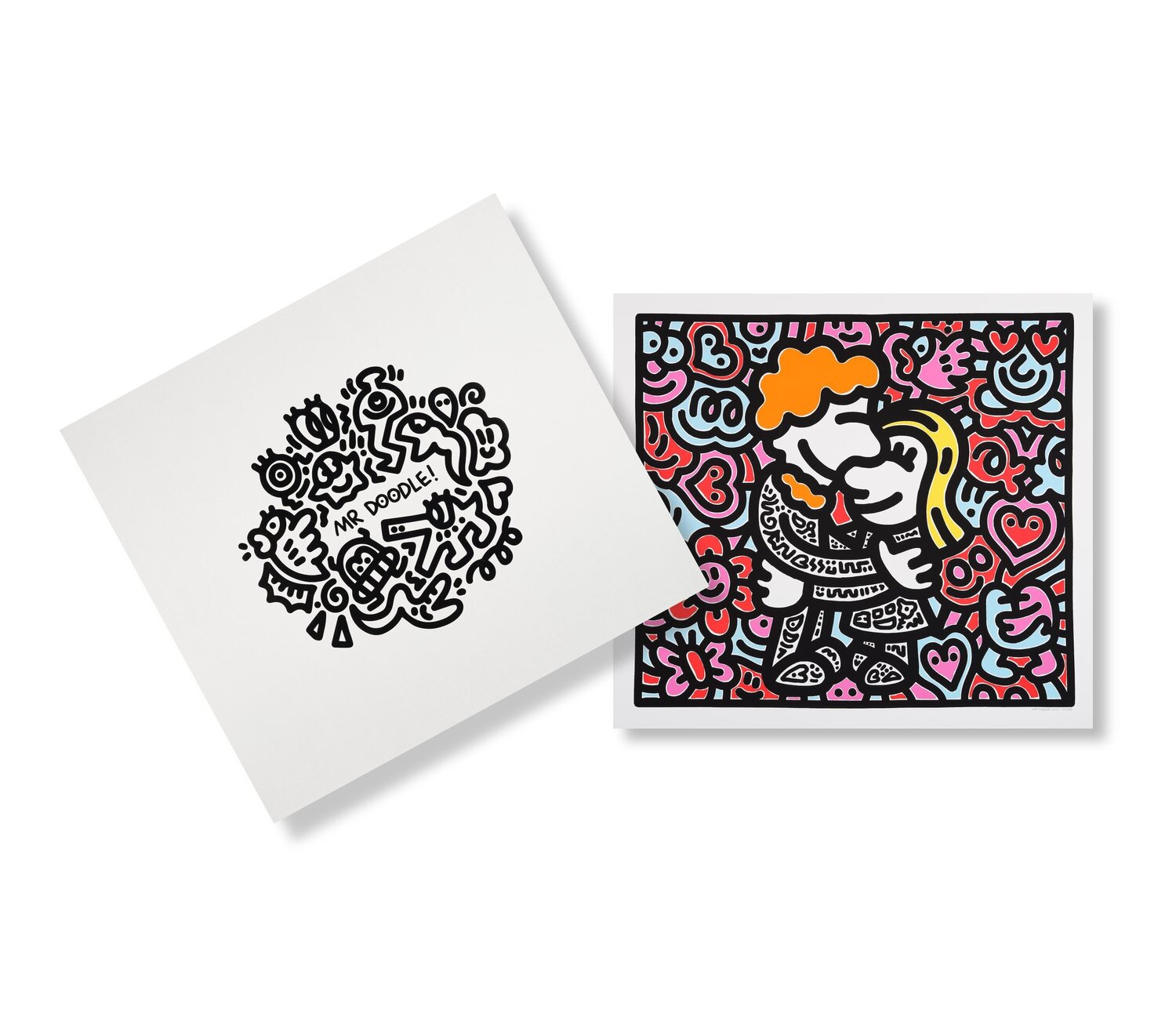 Mr Doodle　版画　Doodle Hug Mr Doodle 版画 Doodle Hug