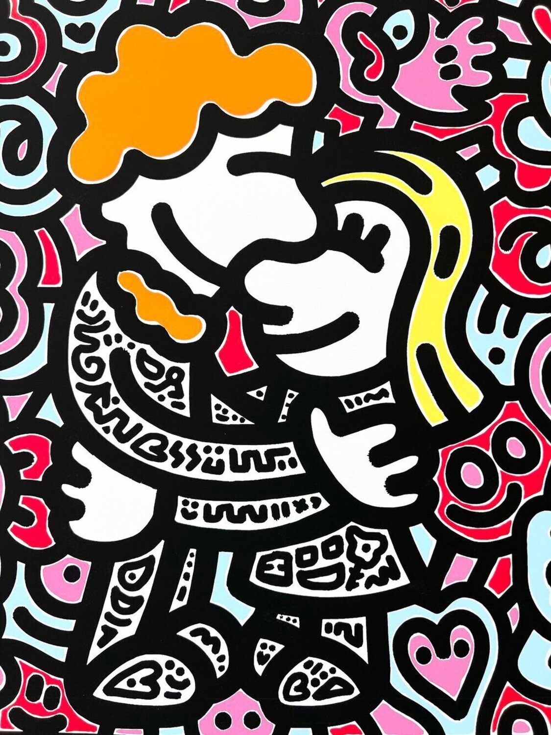 DOODLE HUG ! by Mr Doodle (2023) : Print Screen Printing