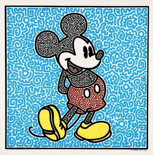 Mickey Mouse ! van Mr Doodle, Afdruk te koop op Singulart