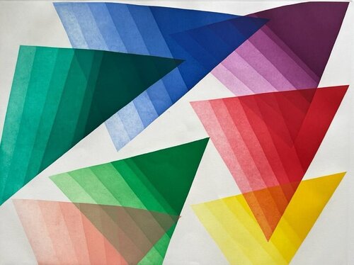 Color fax II by Piero Dorazio, Print for Sale on Singulart