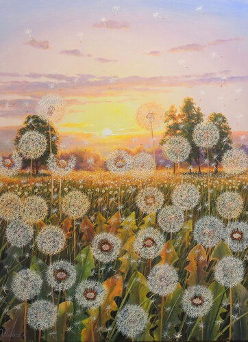 Only Sky Above van Oleg Riabchuk, Schilderij te koop op Singulart
