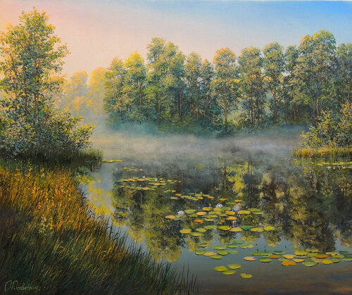 Praise for the Morning van Oleg Riabchuk, Schilderij te koop op Singulart