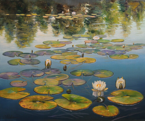 Water Magic van Oleg Riabchuk, Schilderij te koop op Singulart