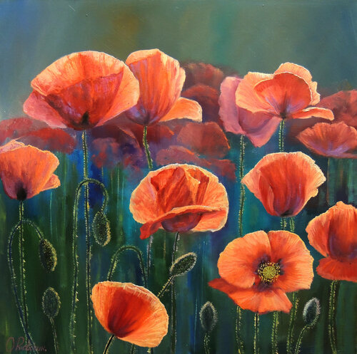 Colors of Summer van Oleg Riabchuk, Schilderij te koop op Singulart