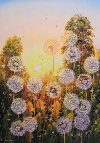 Day is Over van Oleg Riabchuk, Schilderij te koop op Singulart