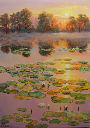 Evening Spells van Oleg Riabchuk, Schilderij te koop op Singulart