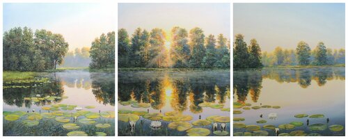 Majestic Evening - triptych Oleg Riabchuk
