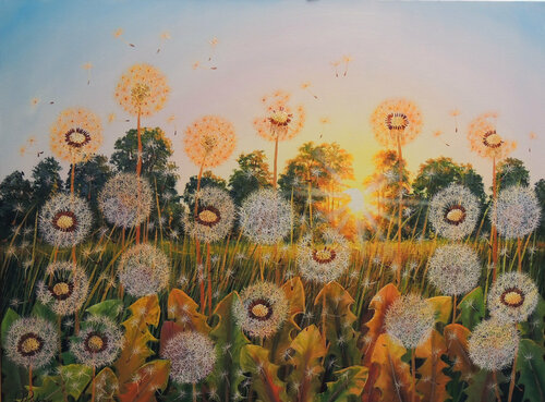 Quiet Evening van Oleg Riabchuk, Schilderij te koop op Singulart