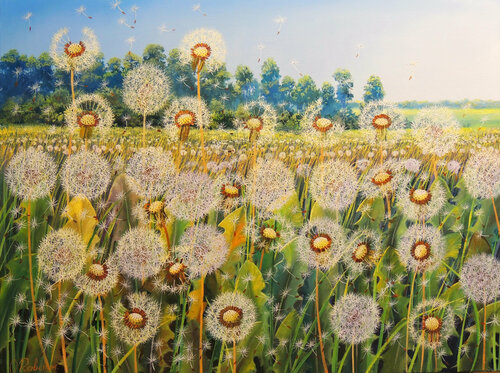 Celebration of Life van Oleg Riabchuk, Schilderij te koop op Singulart