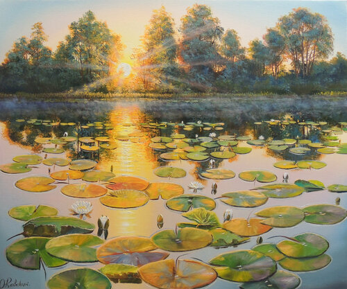 Miracle in the Evening van Oleg Riabchuk, Schilderij te koop op Singulart