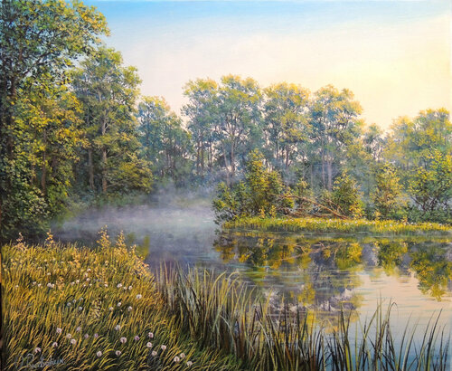 Early Fog van Oleg Riabchuk, Schilderij te koop op Singulart