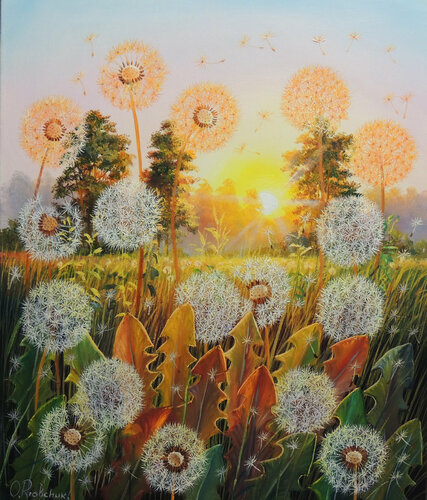 Last day under the Sun van Oleg Riabchuk, Schilderij te koop op Singulart