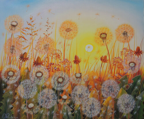 When the World Falls Asleep van Oleg Riabchuk, Schilderij te koop op Singulart