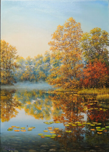 A Vanishing Fog van Oleg Riabchuk, Schilderij te koop op Singulart