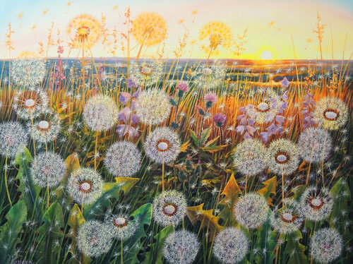 Meadow Of Dreams van Oleg Riabchuk, Schilderij te koop op Singulart