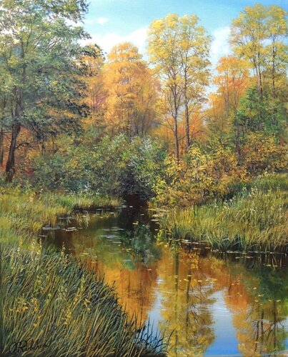 Early Autumn van Oleg Riabchuk, Schilderij te koop op Singulart