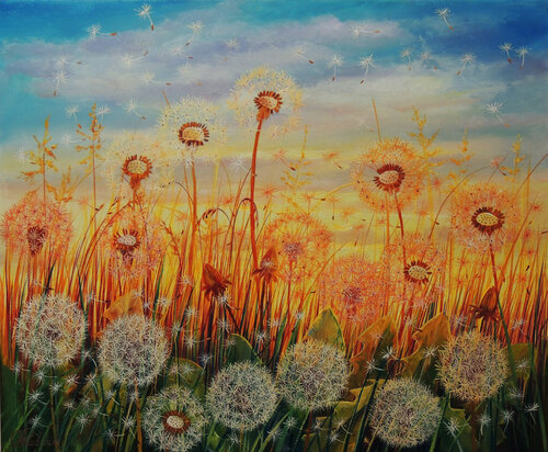 Summer Joys van Oleg Riabchuk, Schilderij te koop op Singulart