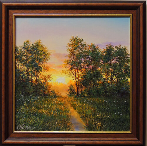 Goodbye to the Sun van Oleg Riabchuk, Schilderij te koop op Singulart