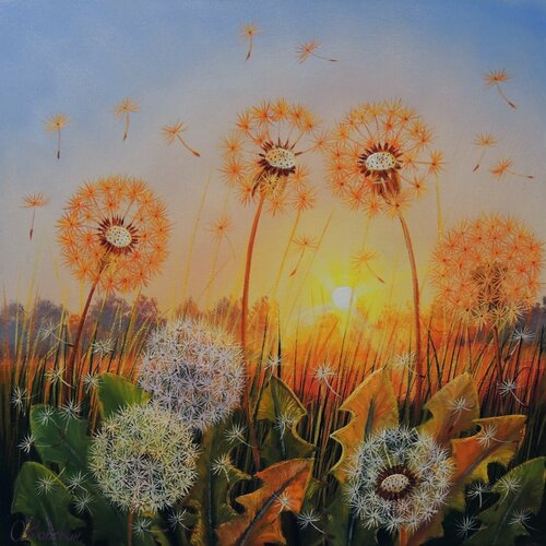 Mysterious Evening van Oleg Riabchuk, Schilderij te koop op Singulart