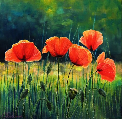 Meadow Dance van Oleg Riabchuk, Schilderij te koop op Singulart